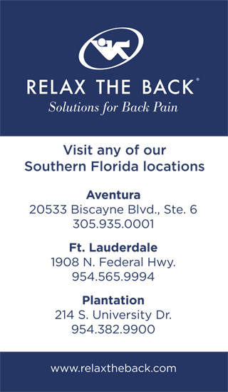 League Sponsor - Relax the Back